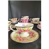 Image 3 : SEVEN BONE CHINA TEACUPS/SAUCERS