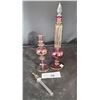 Image 2 : TWO VINTAGE ART GLASS PERFUME BOTTLES