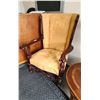 Image 2 : BEAUTIFUL ANTIQUE MAHOGANY PARLOUR CHAIR, NO SHIPPING