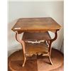 Image 1 : ANTIQUE OAK EASTLAKE OCCASIONAL TABLE, NO SHIPPING
