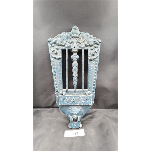 VINTAGE CAST METAL MAIL SLOT