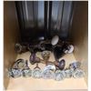 Image 1 : LARGE COLLECTION ANTIQUE GLASS DOORKNOBS & METAL DOORKNOBS AND ASSEMBLIES
