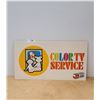 Image 1 : VINTAGE GE ELECTRONIC TUBE CARDBOARD SIGN