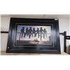 Image 1 : LARGE COWBOY KIDS ON FENCE PRINT