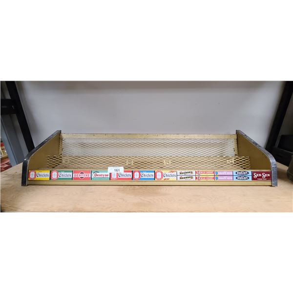 VINTAGE CHICLETS GUM COUNTER TOP STORE DISPLAY, METAL