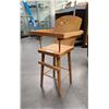 Image 1 : VINTAGE WOOD DOLL HIGH CHAIR