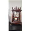 Image 1 : WOOD KEYWIND MANTLE CLOCK, NO KEY