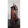 Image 2 : WOOD KEYWIND MANTLE CLOCK, NO KEY