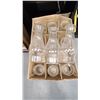 Image 2 : CASE VINTAGE GLASS OIL LAMP CHIMNEYS