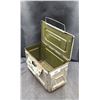 Image 2 : VINTAGE METAL MILITARY AMMUNTITION BOX