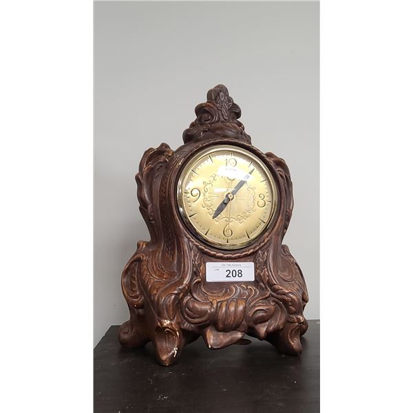 VINTAGE CERAMIC MANTLE CLOCK