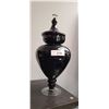 Image 2 : LARGE AMETHYST ART GLASS LIDDED VASE