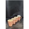 Image 1 : FOUR PINK HYCROFT MUGS-NOS