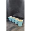 Image 1 : FOUR BLUE HYCROFT MUGS-NOS