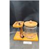 Image 1 : VINTAGE TOBACCO HUMIDOR & PIPE STAND
