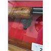 Image 2 : VINTAGE RCMP WOOD DISPLAY CASE W/VINTAGE DISPLAY 22 RIFLE, NO SHIPPING