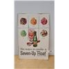 Image 1 : 1962 7-UP FLOAT CARDBOARD SIGN