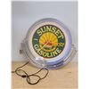 Image 2 : SUNSET GASOLINE NEON CLOCK