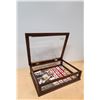 Image 2 : VINTAGE DISPLAY CASE W/COLLECTIBLES