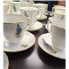 Image 3 : NINE BONE CHINA BLUE BOY TEACUPS/SAUCERS