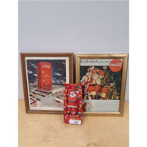 THREE COCA-COLA COLLECTIBLES