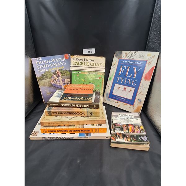 TEN HUNTING/FISHING BOOKS