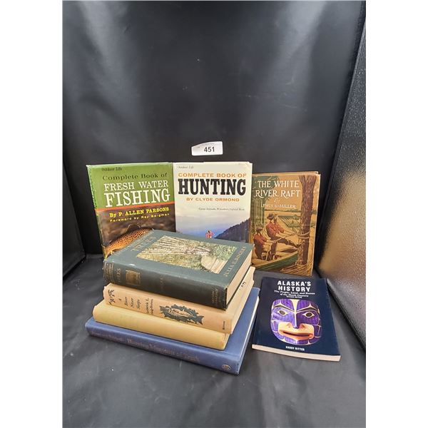 EIGHT ASSORTED BOOKS