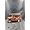 Image 2 : LARGE METAL FIRE TRUCK TOY