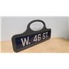 Image 2 : 46 ST DOUBLE SIDED ADDRESS SIGN
