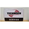 Image 1 : EMBOSSED TECUMSEH ENGINE SERVICE METAL SIGN