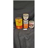 Image 1 : FOUR VINTAGE OIL CANS