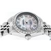 Image 8 : Rolex Ladies Stainless Steel Pink MOP Diamond 26MM Datejust
