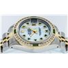 Image 4 : Rolex Ladies 2 Tone MOP Emerald & Channel Set 26MM Datejust Wristwatch