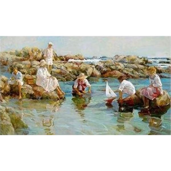 Seashore Playground by Don Hatfield on paper