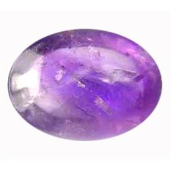 23.0ct.Oval Cabochon Purple AAA Amethyst (GEM-12909)