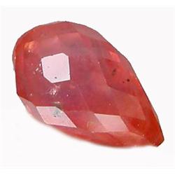 1.65ct Briolette Cut Padparascha Sapphire Nigeria (GEM-12425)