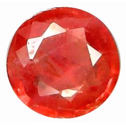 1.34ct Round Cut Padparascha Sapphire Nigeria VS (GEM-10569)