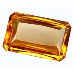 14.90ct Stunning Red Orange Octagon Cut Citrine (GEM-12832)