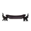 Image 1 : Rosewood Double Elephant Serving Bowl (DEC-187)