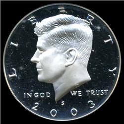 2003S Kennedy Silver Half Graded PR70 DCAM (COI-3748)