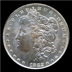 1882O Morgan Dollar GEM BU RARE Grade (COI-4524)