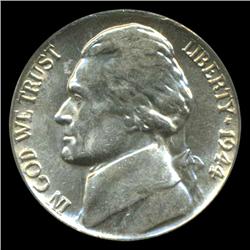 1944 Jefferson Nickel Graded AU58 (COI-4409)