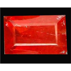 1.83ct Orange Red Baguette Cut Padparascha Sapphire (GEM-12428)