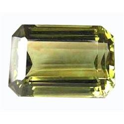 24.75ct  Excellent Emerald Green Yellow Ametrine (GEM-12945)