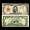 Image 1 : 1928E $5 United States Note Circilated Scarce (COI-4723)