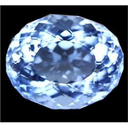 43.4ct Big Size Oval Santa Maria Blue Ouartz Brazil Gem (GEM-15389)