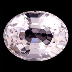 1.69ct Oval Cut Top AAA White Pink Morganite VVS (GEM-15116)