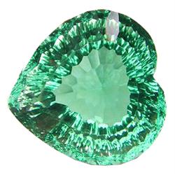 51.93ct Gorgeous Heart Concave Green Amethyst (GEM-14973)