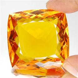 116.55ct Excellent Orange Yellow Citrine Cushion Cut (GEM-14948)