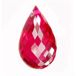18.1ct RARE Top Red Topaz Briolette (GEM-14941A)